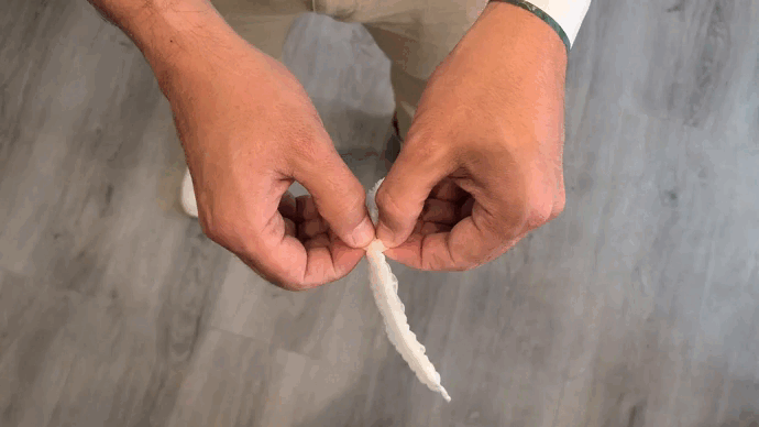 Schachtel mit 100 Haar-Charlotten