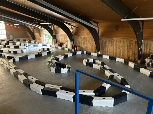 Barrera de protección de 120 cm para circuito